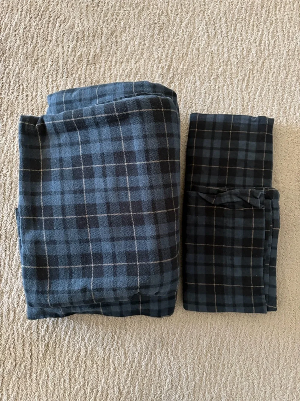 CuddlDuds Flannel Plaid Sheet Set - Queen